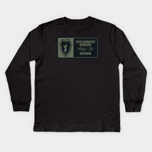 25th Infantry Division Vietnam Kids Long Sleeve T-Shirt